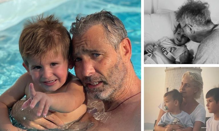 Θοδωρής Αθερίδης: Τα τρυφερά στιγμιότυπα με την πρώην σύζυγό του και τα εγγόνια τους