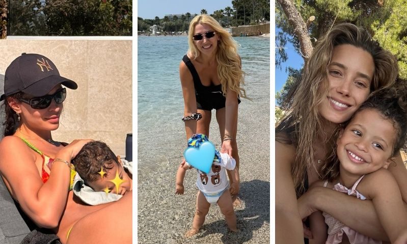 Οι πιο όμορφες καλοκαιρινές φωτογραφίες διάσημων μαμάδων με τα παιδιά τους