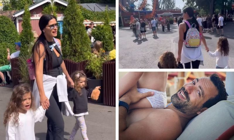 Μπόμπα-Τανιμανίδης: Αποχαιρέτησαν την Πάρο και ταξίδεψαν με τις κόρες τους στο Ελσίνκι - Δες φώτο