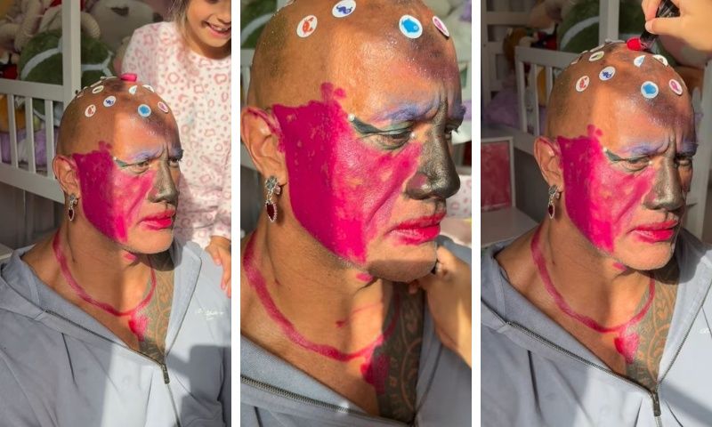 Οι κόρες του Dwayne Johnson του έκαναν μια ξεκαρδιστική μεταμόρφωση