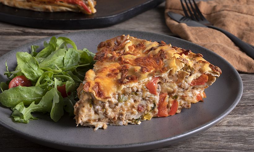 Λαζάνια με αραβικές πίτες - Έτοιμα σε 35 λεπτά