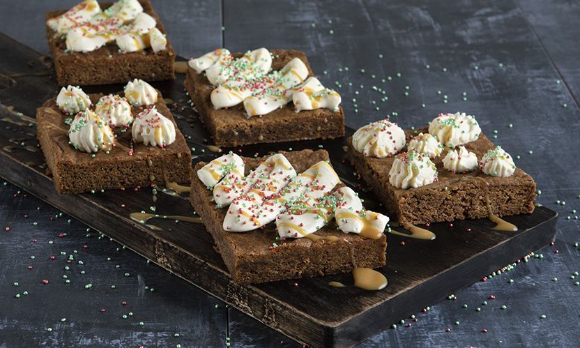 Gingerbread brownies - Τέλειο γιορτινό γλυκό