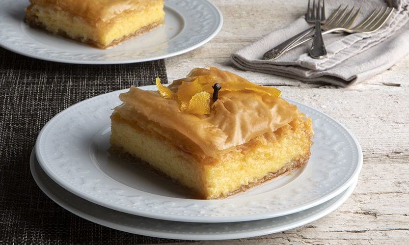 Γαλακτομπούρεκο με πορτοκάλι από τον Άκη Πετρετζίκη