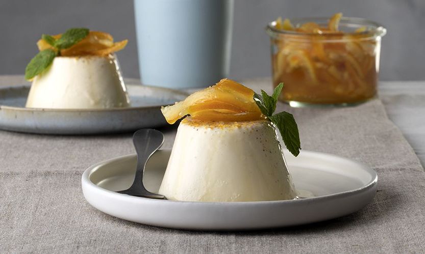 Πανακότα με κάρδαμο και πορτοκάλι - Ένα ιδιαίτερο χειμωνιάτικο γλυκό