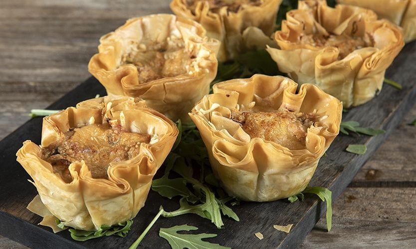 Ταρτάκια με μανιτάρια και μπεσαμέλ - Πλούσια σε γεύση και πολύ νόστιμα