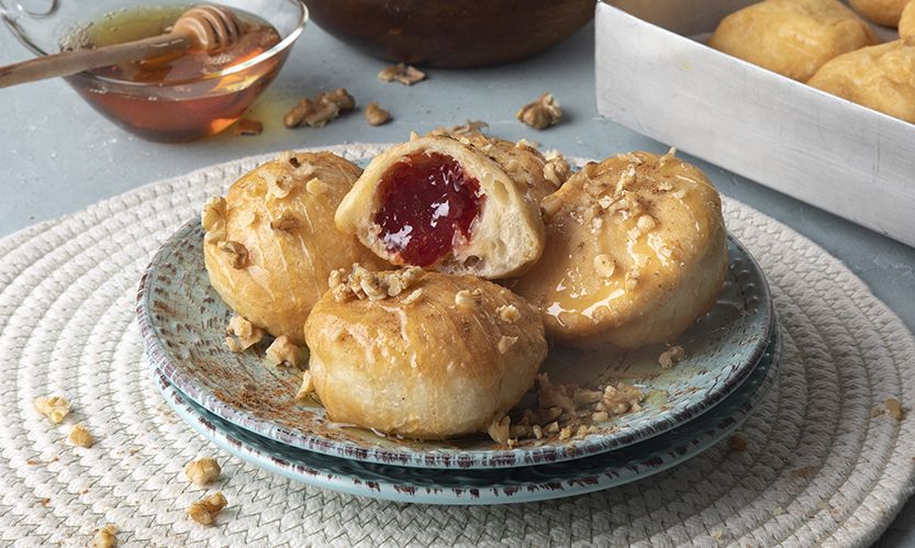 Τηγανίτες γεμιστές με μαρμελάδα - Δεν έχετε δοκιμάσει νοστιμότερες