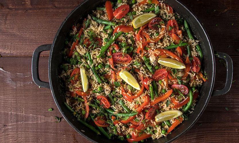 Παέγια λαχανικών - Νόστιμη και χορταστική