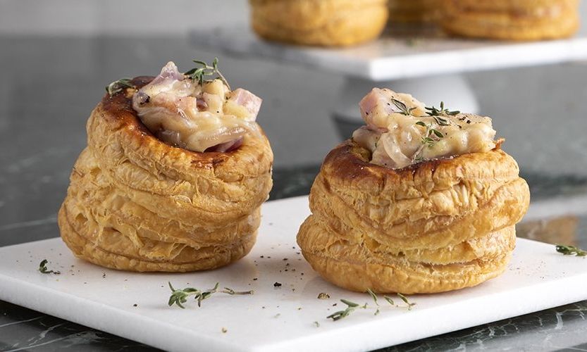 Ζαμπονοτυροπιτάκια βολοβάν - Ιδανικό ορεκτικό για τα Χριστούγεννα