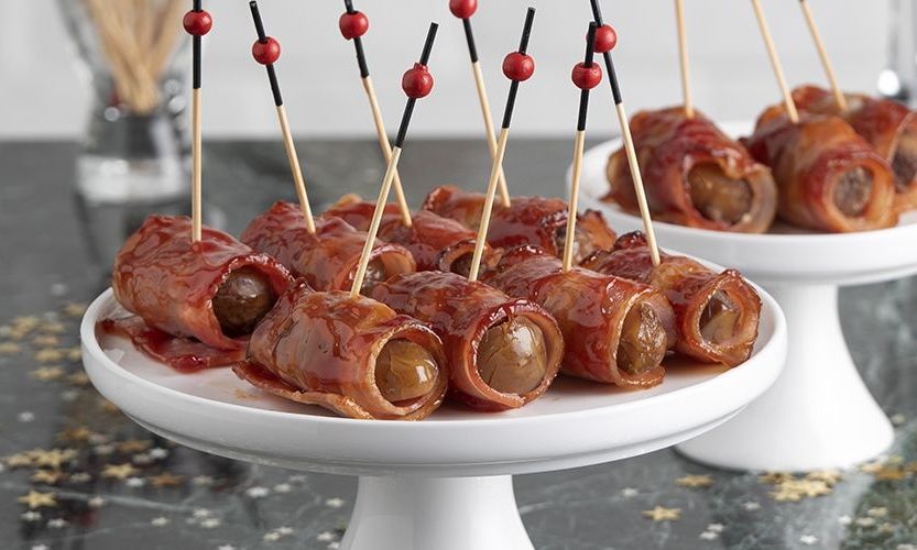 Κάστανα με μπέικον - Πρωτότυπο και εύκολο ορεκτικό