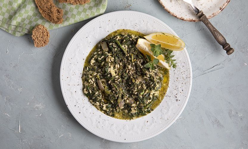 Σπανακόρυζο σαν της μαμάς