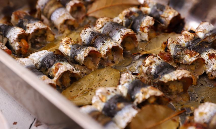 Συνταγή για σαρδέλες γεμιστές