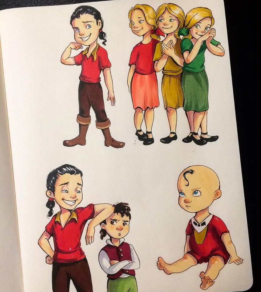 xaraktires disney paidiki ilikia 7